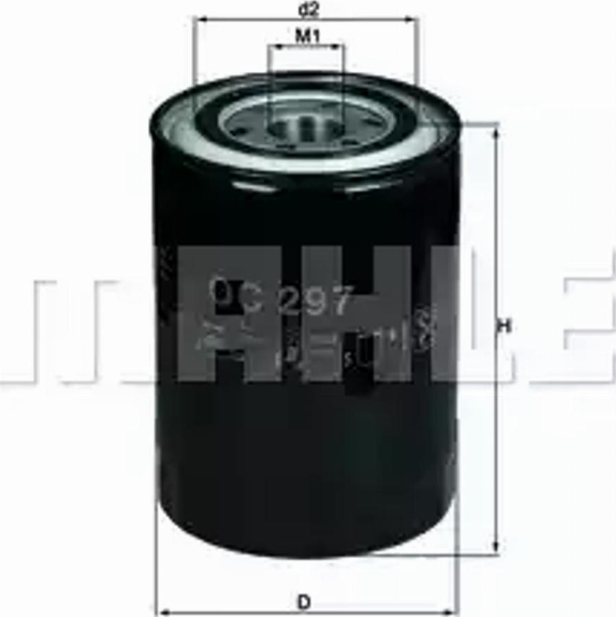 KNECHT OC 297 - Oil Filter parts5.com