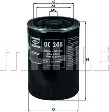 KNECHT OC 248 - Oil Filter parts5.com