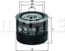 KNECHT OC 204 - Маслен филтър parts5.com