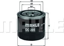 KNECHT OC 205 - Φίλτρο λαδιού parts5.com