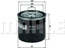 KNECHT OC 215 - Ölfilter parts5.com