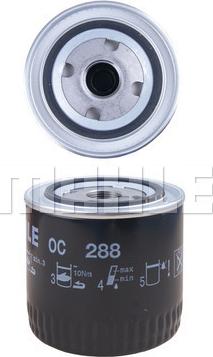 KNECHT OC 288 - Filtro de aceite parts5.com