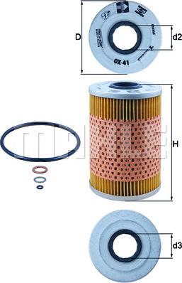 KNECHT OX 41D - Масляный фильтр parts5.com