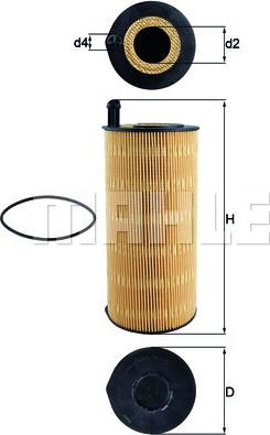 KNECHT OX 423/9D - Õlifilter parts5.com