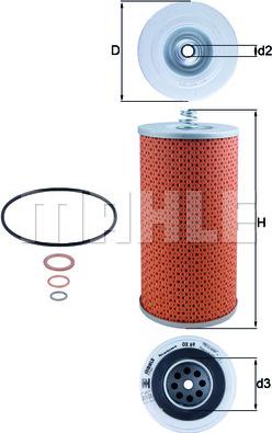 KNECHT OX 69D - Масляный фильтр parts5.com