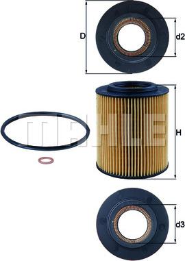 KNECHT OX 154/1D - Oil Filter parts5.com