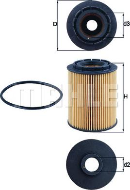 KNECHT OX 160D - Oil Filter parts5.com