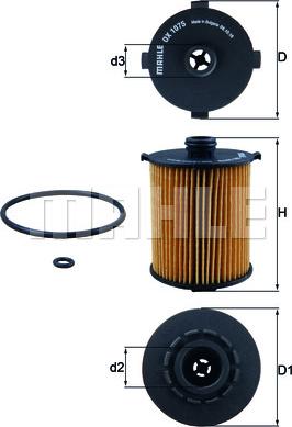 KNECHT OX 1075D - Oil Filter parts5.com