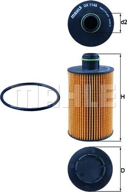 KNECHT OX1145D - Oil Filter parts5.com