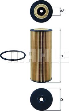 KNECHT OX 1162D - Oil Filter parts5.com