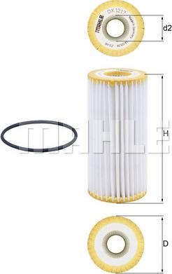 KNECHT OX 1217D - Oil Filter parts5.com