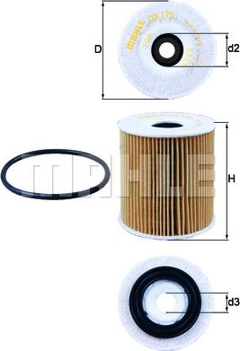 KNECHT OX 175D - Oil Filter parts5.com