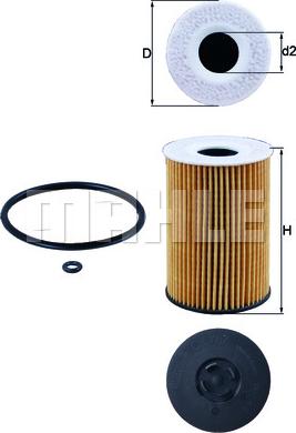 KNECHT OX 787D - Oil Filter parts5.com