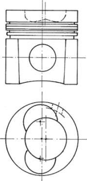 Kolbenschmidt 94412600 - Pistón parts5.com