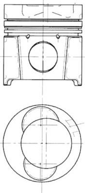 Kolbenschmidt 94487600 - Piston parts5.com