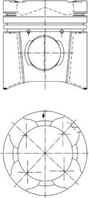 Kolbenschmidt 94846600 - Pistón parts5.com