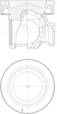 Kolbenschmidt 40834601 - Kolben parts5.com