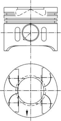 Kolbenschmidt 97409610 - Dugattyú parts5.com