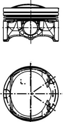 Kolbenschmidt 41197600 - Pistón parts5.com