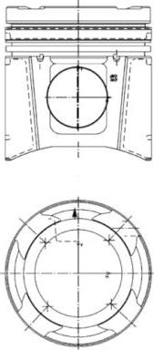 Kolbenschmidt 99697600 - Piston parts5.com