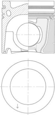 Kolbenschmidt 41088600 - Pistón parts5.com