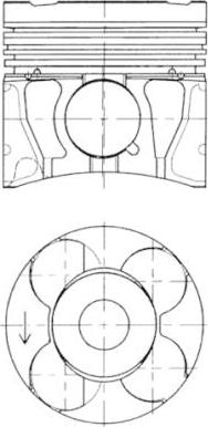 Kolbenschmidt 41071620 - Piston parts5.com