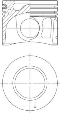 Kolbenschmidt 41252600 - Piston parts5.com