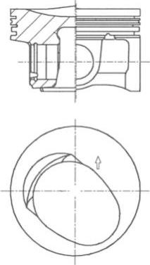 Kolbenschmidt 41257600 - Kolben parts5.com