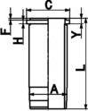 Kolbenschmidt 89370110 - Silindir gömleği parts5.com