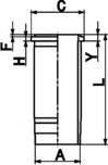 Kolbenschmidt 89367110 - Vlożka valcov parts5.com