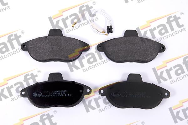 KRAFT AUTOMOTIVE 6005660 - Piduriklotsi komplekt,ketaspidur parts5.com