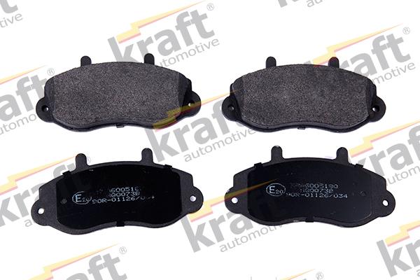 KRAFT AUTOMOTIVE 6005180 - Komplet kočnih obloga, disk kočnica parts5.com