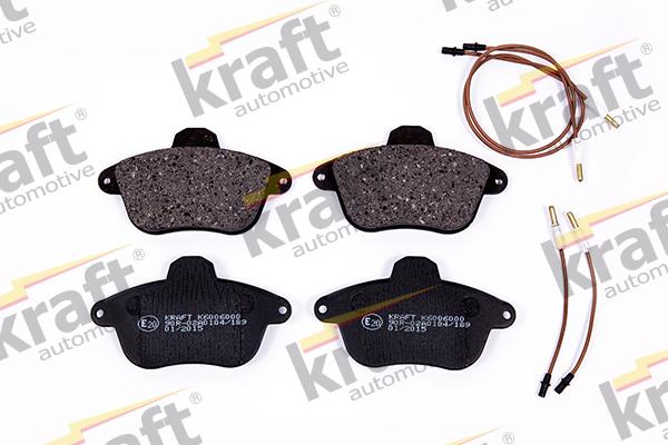 KRAFT AUTOMOTIVE 6006000 - Fékbetétkészlet, tárcsafék parts5.com