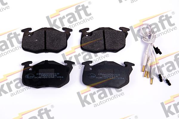 KRAFT AUTOMOTIVE 6006010 - Piduriklotsi komplekt,ketaspidur parts5.com