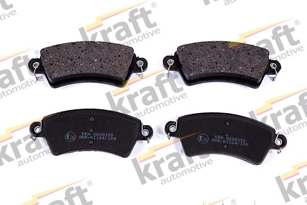 KRAFT AUTOMOTIVE 6006100 - Komplet pločica, disk-kočnica parts5.com