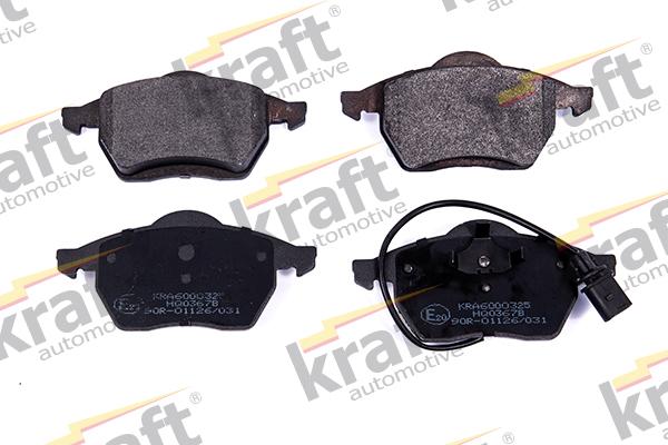 KRAFT AUTOMOTIVE 6000325 - Sada brzdových destiček, kotoučová brzda parts5.com