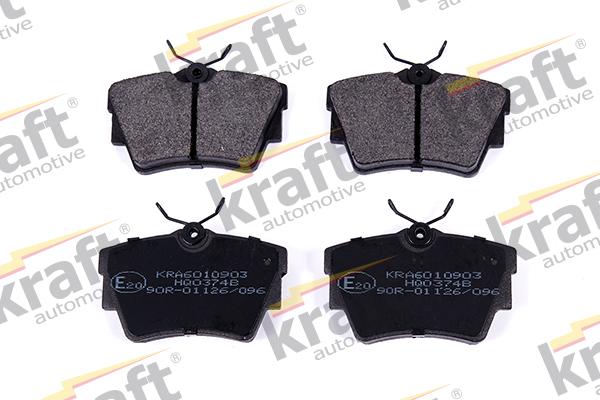 KRAFT AUTOMOTIVE 6010903 - Sada brzdových destiček, kotoučová brzda parts5.com