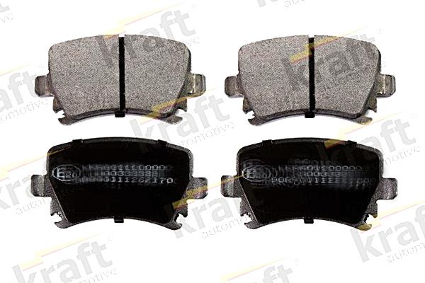 KRAFT AUTOMOTIVE 6010090 - Sada brzdových destiček, kotoučová brzda parts5.com