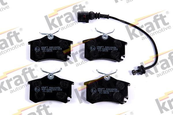 KRAFT AUTOMOTIVE 6010050 - Sada brzdových destiček, kotoučová brzda parts5.com