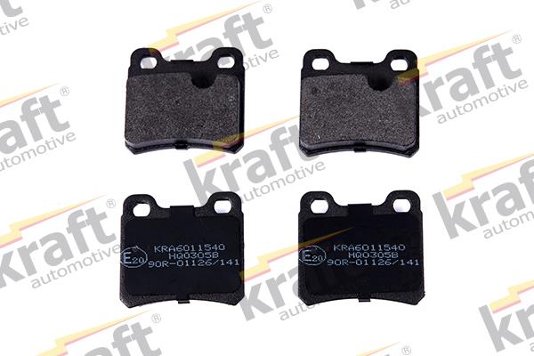 KRAFT AUTOMOTIVE 6011540 - Komplet kočnih obloga, disk kočnica parts5.com