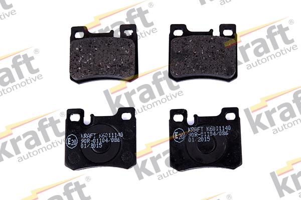 KRAFT AUTOMOTIVE 6011140 - Fékbetétkészlet, tárcsafék parts5.com