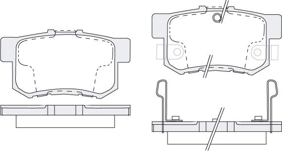 KSH EUROPE 1850.0058092 - Brake Pad Set, disc brake parts5.com