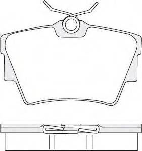 RENAULT 77 11 946 176 - Kit de plaquettes de frein, frein à disque parts5.com