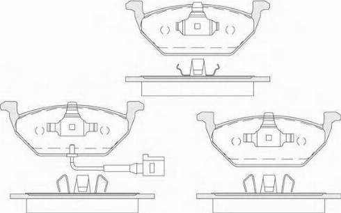 KSH EUROPE 1850.0058151 - Σετ τακάκια, δισκόφρενα parts5.com