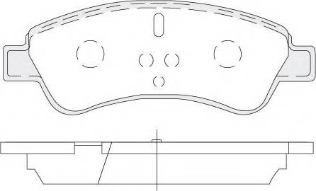 KSH EUROPE 1850.0058225 - Komplet kočnih obloga, disk kočnica parts5.com