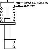 KYB SM5475 - Rulment sarcina suport arc parts5.com