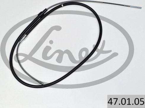 Linex 47.01.05 - Cable de accionamiento, freno de estacionamiento parts5.com