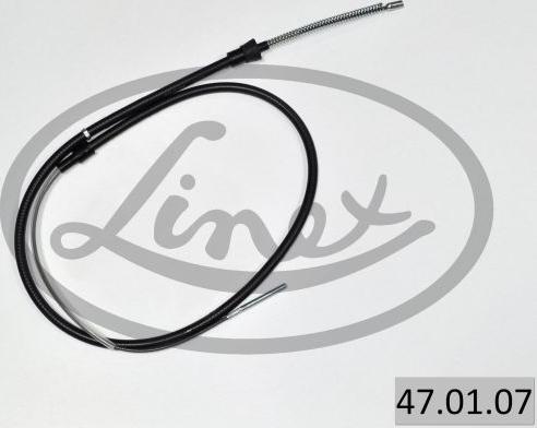 Linex 47.01.07 - Cable de accionamiento, freno de estacionamiento parts5.com