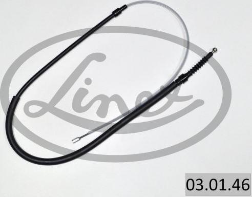 Linex 03.01.46 - Cable de accionamiento, freno de estacionamiento parts5.com