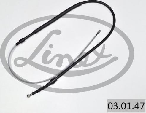 Linex 03.01.47 - Cablu, frana de parcare parts5.com